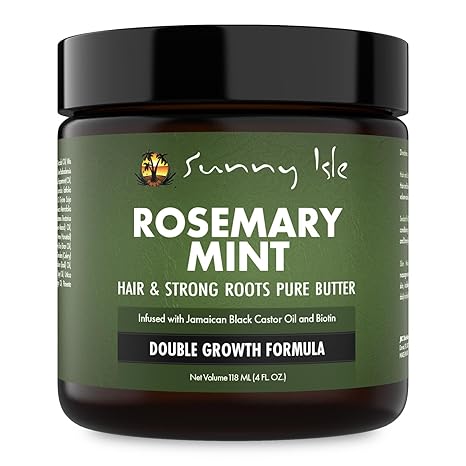 Sunny Isle Rosemary Mint Hair and Strong Roots Butter (2oz/4oz/8oz) - gtwtoporld.com
