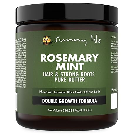 Sunny Isle Rosemary Mint Hair and Strong Roots Butter (2oz/4oz/8oz) - gtwtoporld.com