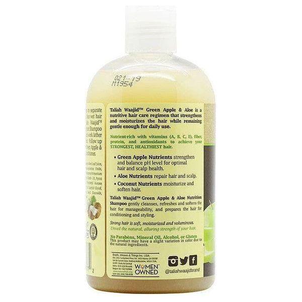 Taliah Waajid Green Apple & Aloe with Coconut Nutrition Shampoo 355ml - gtwtoporld.com