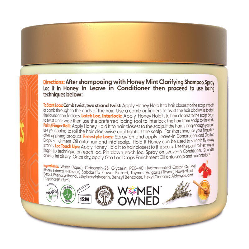 Taliah Waajid Love My Locs Hold It Honey Loc Twist Hold Gel 16oz - gtwtoporld.com