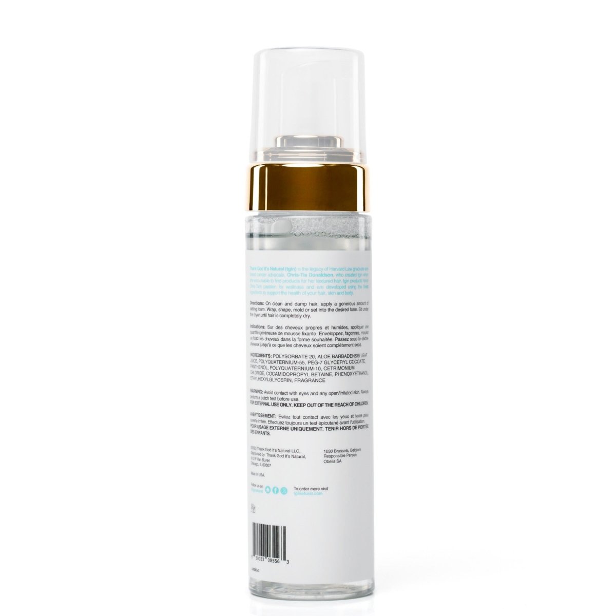 Tgin Miracle Styling Multi - Use Setting Foam 8oz - gtwtoporld.com