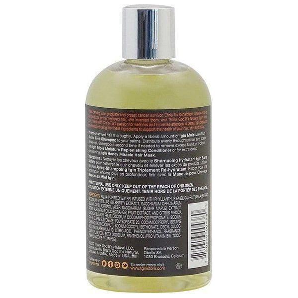 TGIN Moisture Rich Sulfate Free Shampoo with Amla Oil + Coconut Oil 384ml - gtwtoporld.com