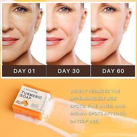 Turmeric Soap Bar For Face & Body 3.53oz/100g - gtwtoporld.com
