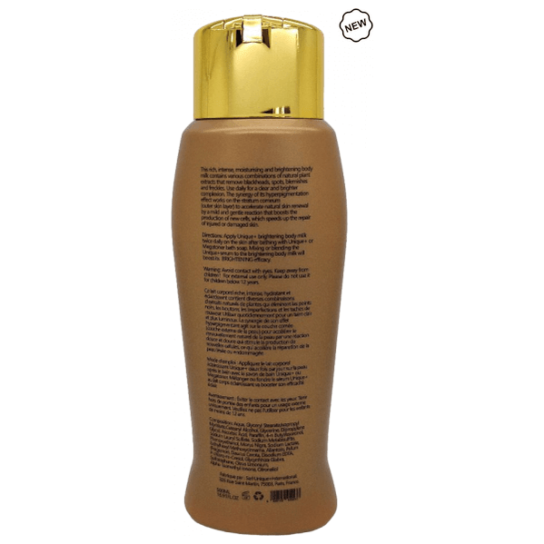 Unique+ Brightening Body Milk With Carrot Oil 500ml - gtwtoporld.com