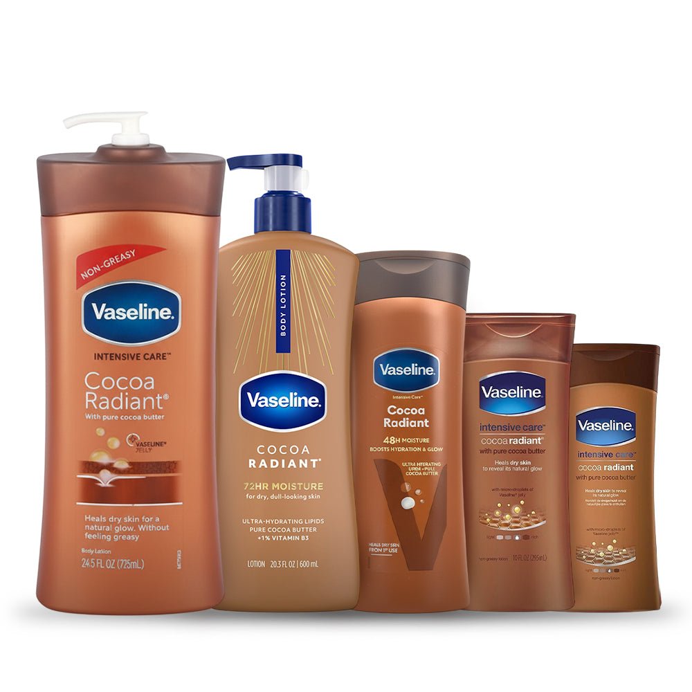 Vaseline Intensive Care Cocoa Radiant with Pure Cocoa Butter Body Lotion - gtwtoporld.com
