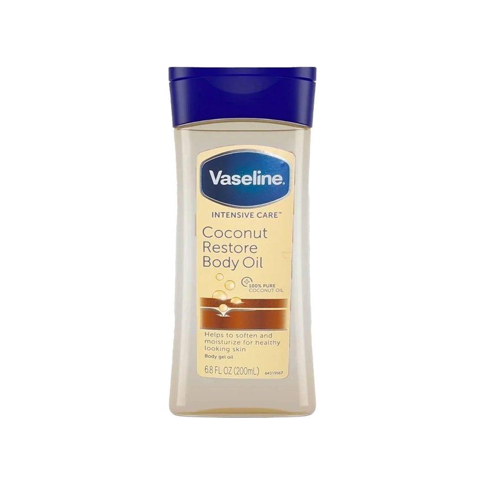 Vaseline intensive care coconut restore body oil 200ml - gtwtoporld.com
