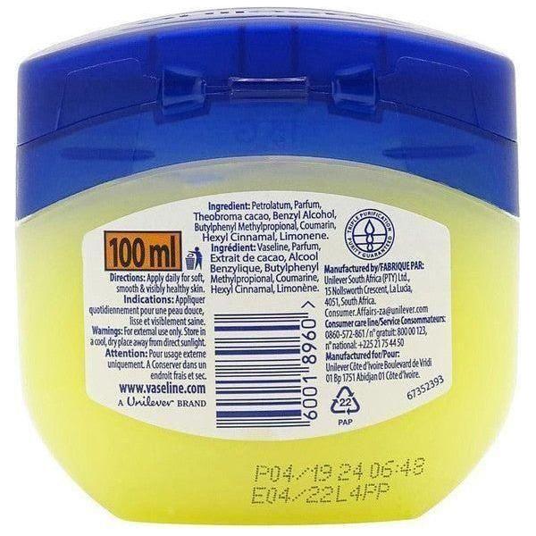 Vaseline Jelly Cocoa Butter 100ml - gtwtoporld.com