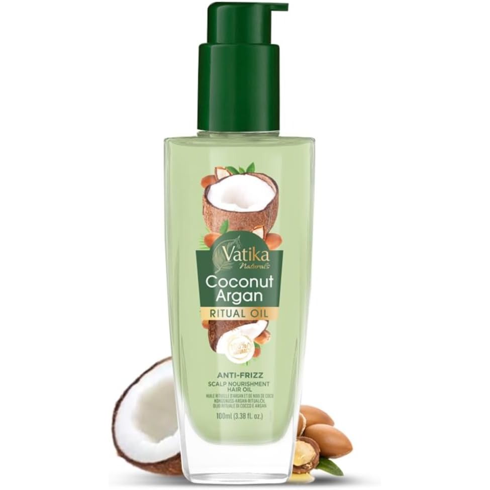 Vatika Naturals Ritual Coconut Argan Hair Oil 100ml - gtwtoporld.com