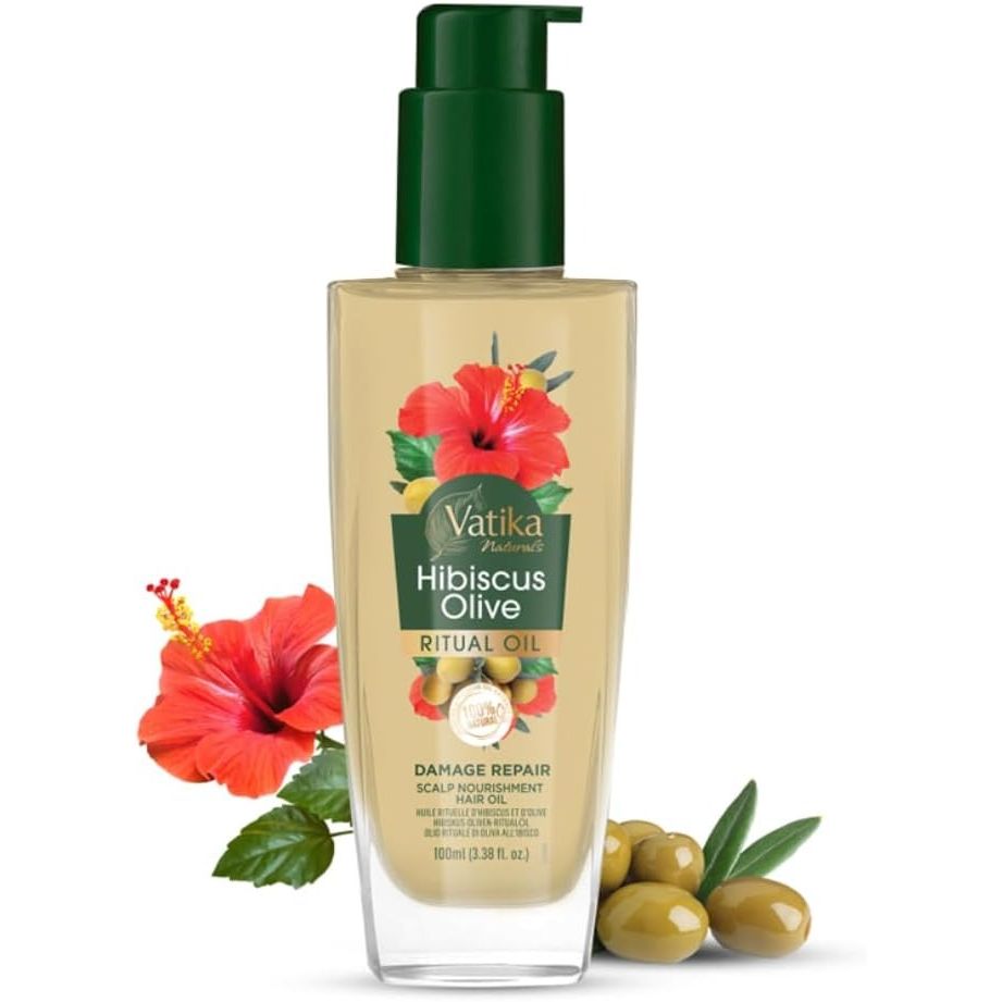 Vatika Naturals Rituals Hibiscus Olive Hair OIL 100ml - gtwtoporld.com