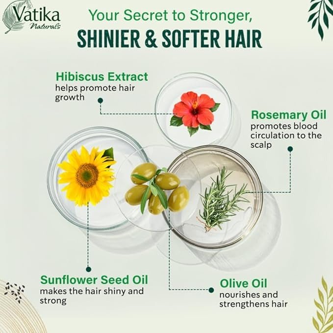 Vatika Naturals Rituals Hibiscus Olive Hair OIL 100ml - gtwtoporld.com