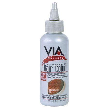 Via Natural Semi - Permanent Hair Color 118ml - gtwtoporld.com