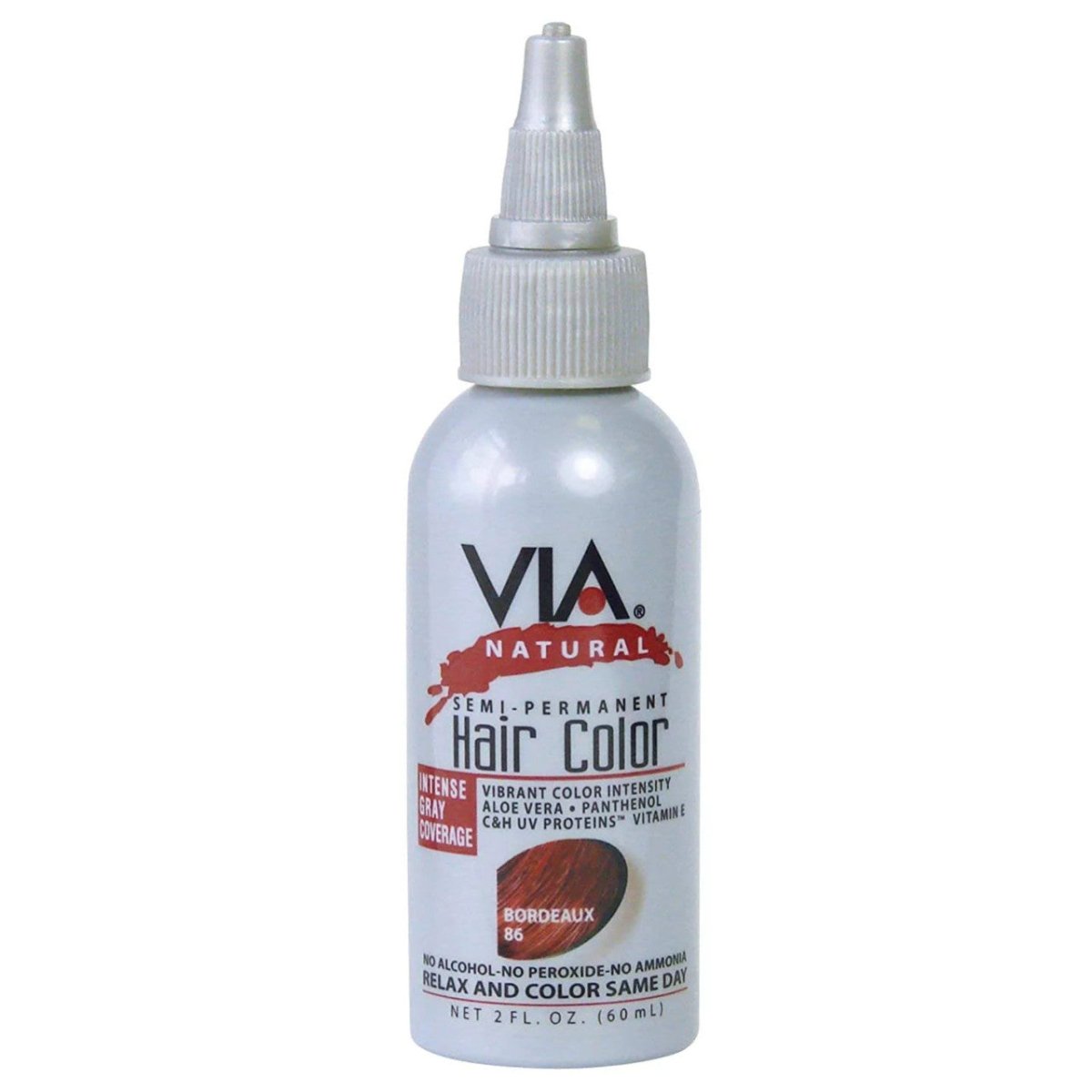 Via Natural Semi - Permanent Hair Color 60ml - gtwtoporld.com