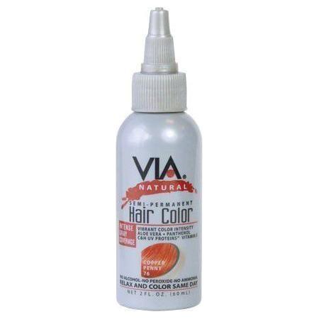 Via Natural Semi - Permanent Hair Color 60ml - gtwtoporld.com