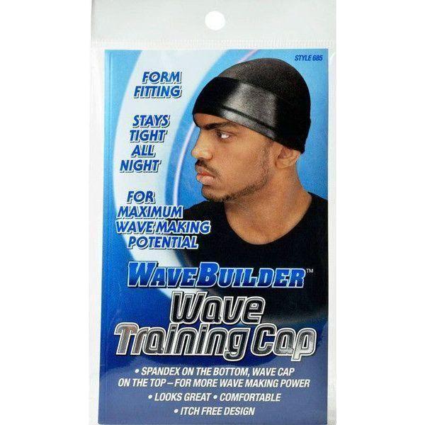 WaveBuilder Wave Training Cap - Black - gtwtoporld.com