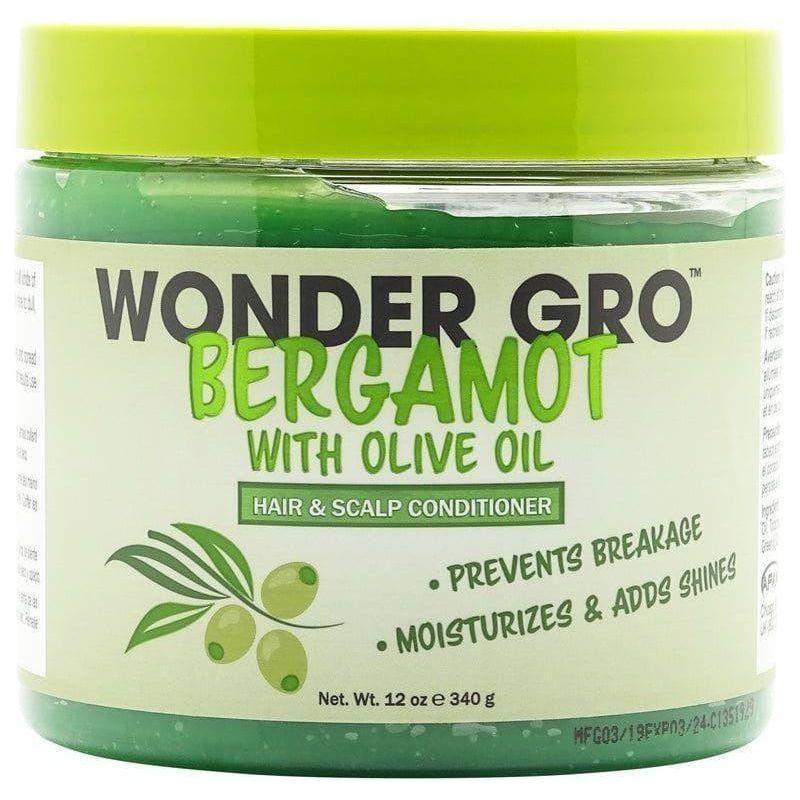 Wonder Gro Bergamot with Olive Oil Hair & Scalp Conditioner 340g - gtwtoporld.com