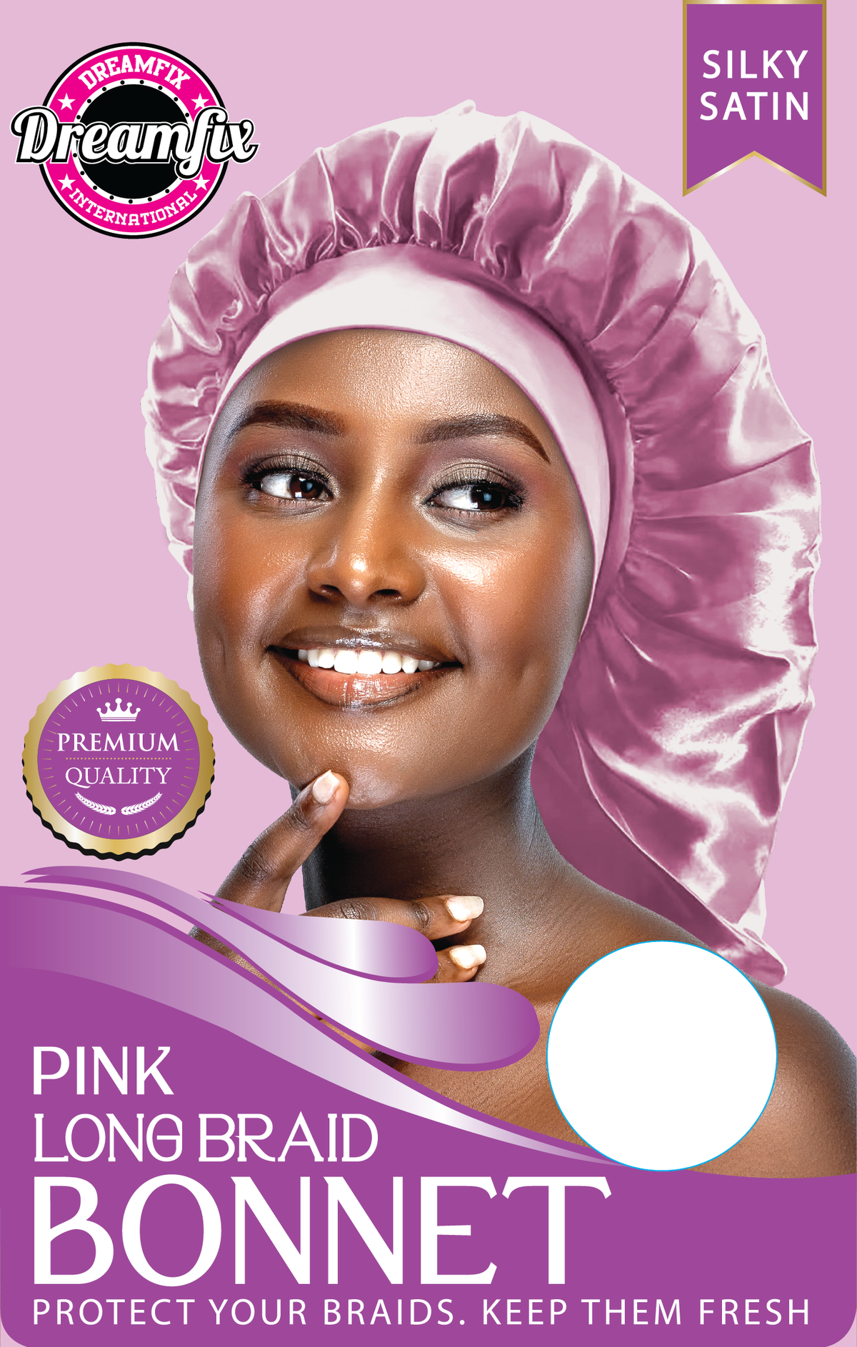 Dreamfix Double Layer Long Hair Bonnet