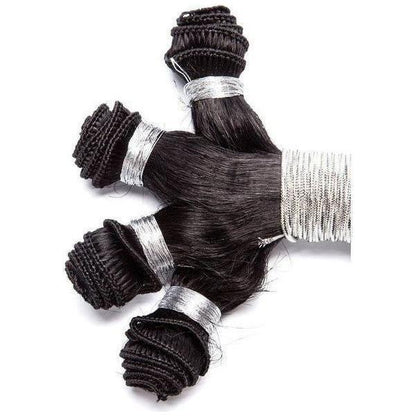 100% Natural Brazilian "Wave" Human Hair 8"/20cm  Handmade A 100g Natural Wave C - gtwtoporld.com