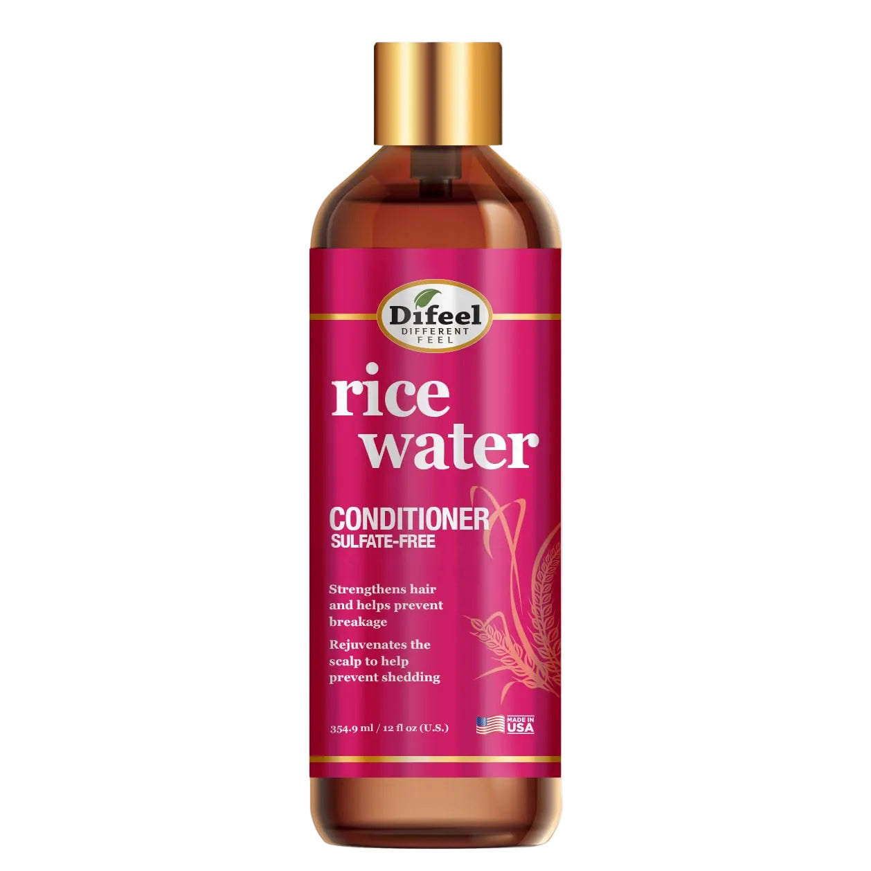 Difeel Rice Water Sulfate-Free Conditioner 12 oz