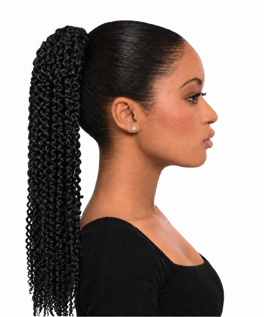 Dream Hair Afro Kinky Curly Ponytail 18" - Synthetic Hair