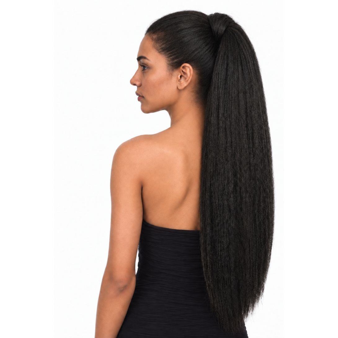 Dream Hair Yaki Straight Wave Ponytail 24" - Synthetic Hair