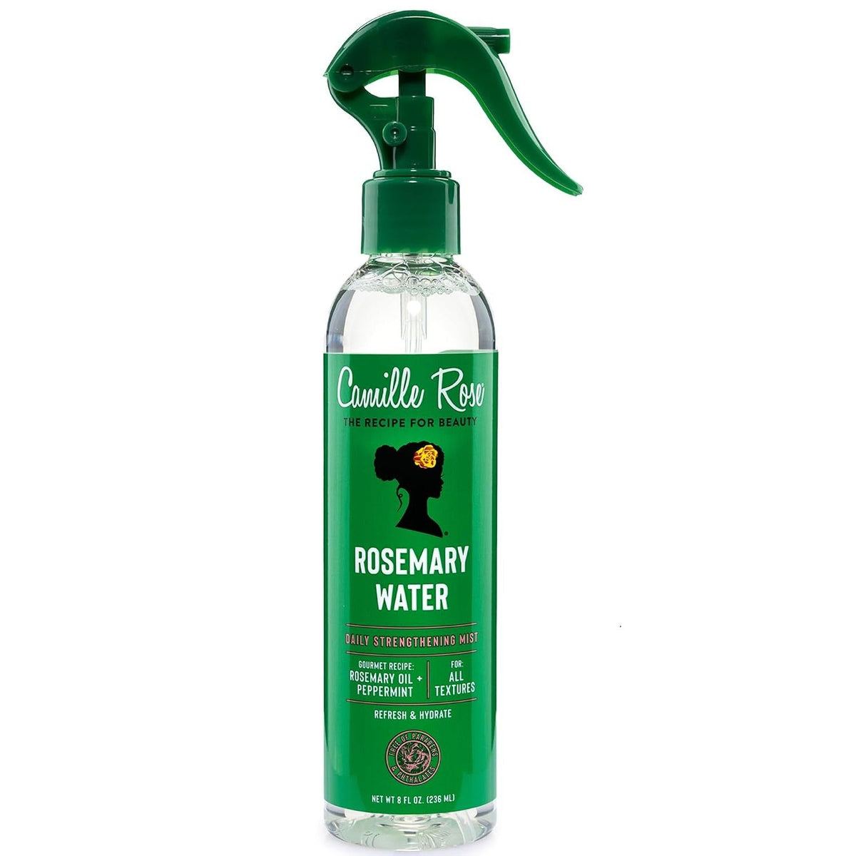 Camille Rose Rosemary Water Daily Strengthening Hair Mist 8 Oz