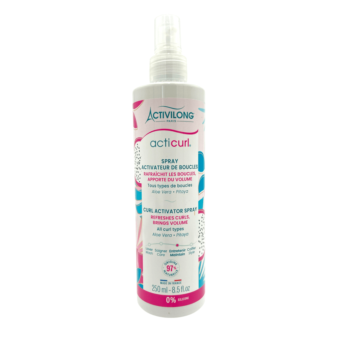 Activilong Acticurl Pitaya Glycerin Aloe Vera Curl Activator Spray 250ml    - gtwtoporld.com