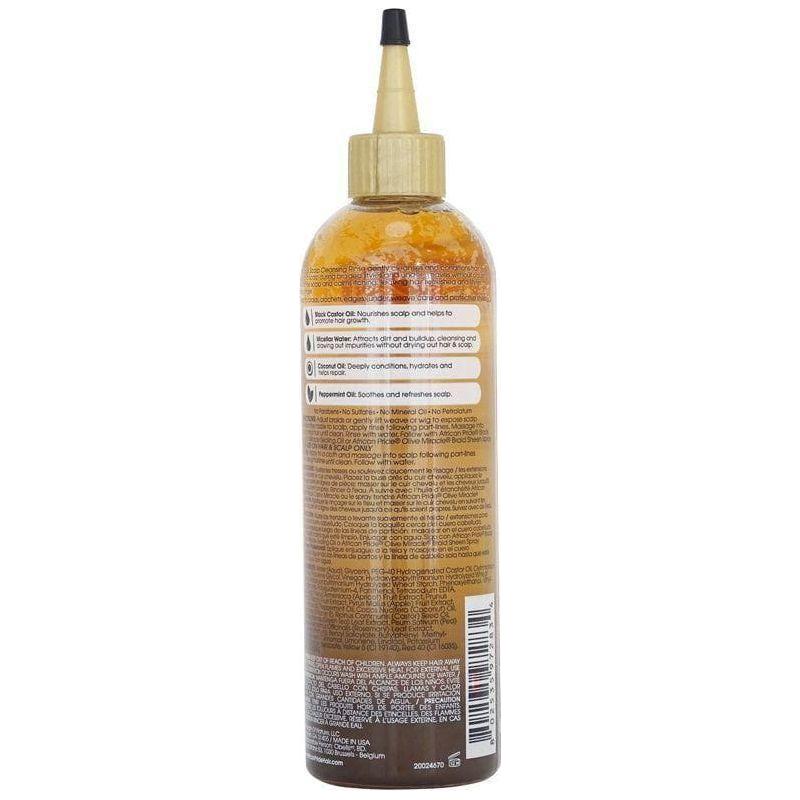 African Pride Black Castor Miracle Braid &amp; Scalp Cleansing Rinse 355ml - gtwtoporld.com