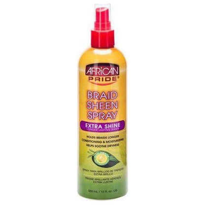 African Pride Braid Sheen Spray Extra Shine 355ml - gtwtoporld.com