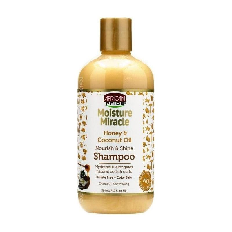 African Pride Honey &amp; Coconut Oil Nourish and Shine Shampoo 354ml - gtwtoporld.com