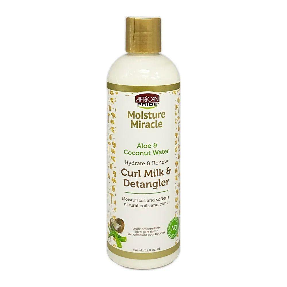 African Pride Moisture Miracle Aloe und Kokosnuss Wasser Detangler 12oz - gtwtoporld.com