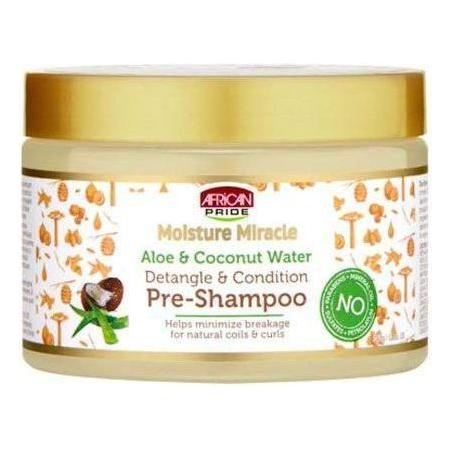 African Pride Moisture Miracle Detangle &amp; Condition Pre - Shampoo 355ml - gtwtoporld.com