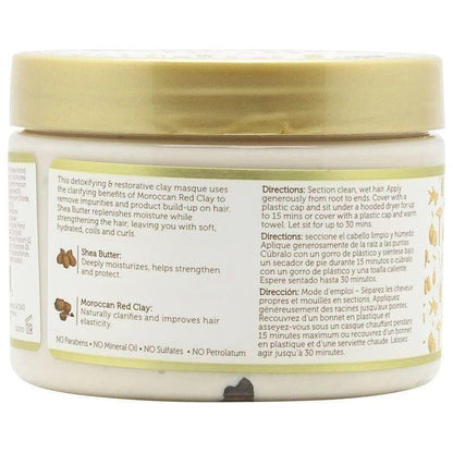 African Pride Moroccan Clay &amp; Shea Butter Heat Activated Masque 340g - gtwtoporld.com