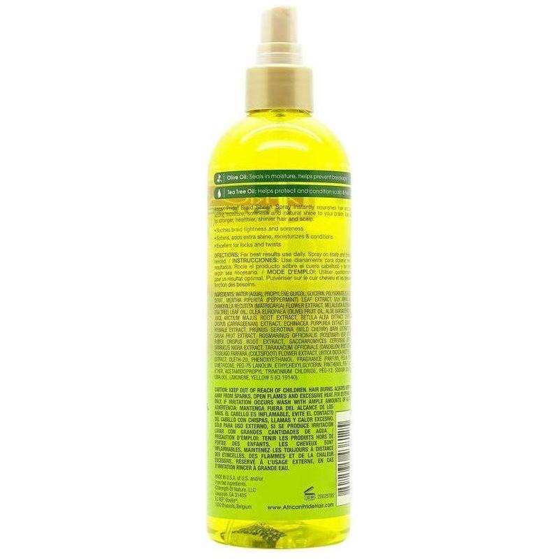 African Pride Olive Miracle Anti - Breakage Braid Sheen Spray 355ml - gtwtoporld.com