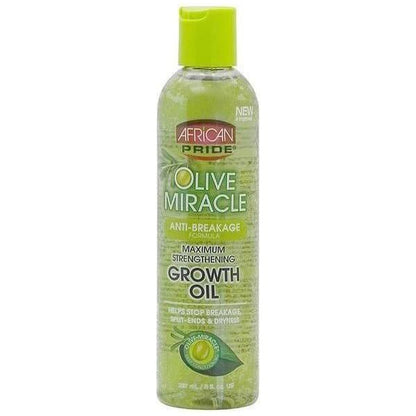 African Pride Olive Miracle Anti - Breakage, Maximum Strengthening Growth Oil 237m - gtwtoporld.com