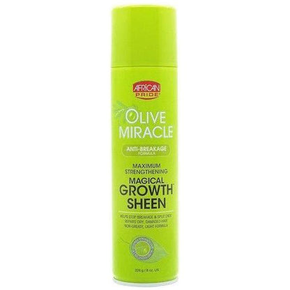 African Pride Olive Miracle Growth Sheen Spray 236ml - gtwtoporld.com