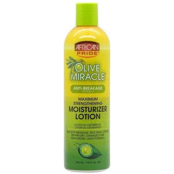 African Pride Olive Miracle Maximum Strengthening Moisturizing Lotion 12Oz - gtwtoporld.com