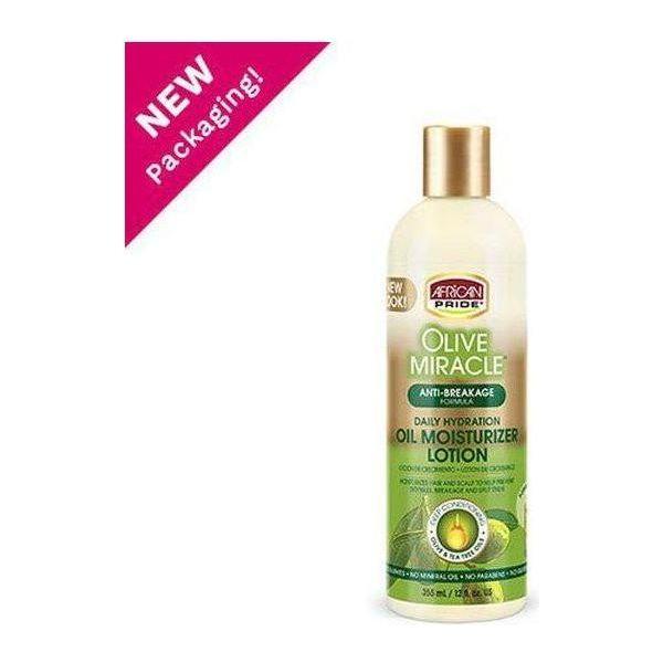 African Pride Olive Miracle Maximum Strengthening Moisturizing Lotion 12Oz - gtwtoporld.com