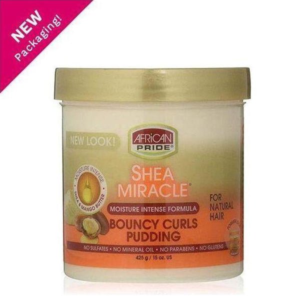 African Pride Shea Butter Miracle Moisture Intense Bouncy Curls Pudding 443ml - gtwtoporld.com