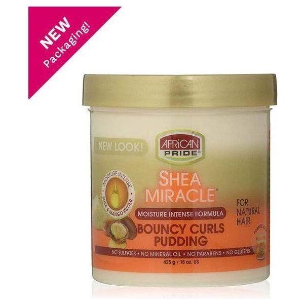 African Pride Shea Butter Miracle Moisture Intense Bouncy Curls Pudding 443ml - gtwtoporld.com