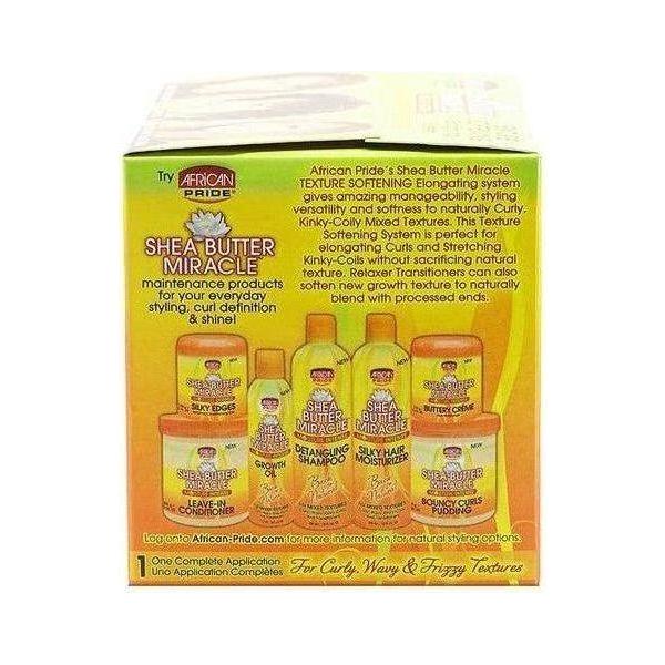 African Pride Shea Butter Miracle Moisture Intense Texture Softening Elongating System - gtwtoporld.com