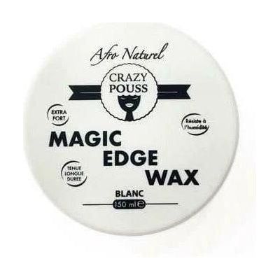 Afro Naturel Crazy Pouss Magic Edge Wax Blanc 150 ml - gtwtoporld.com