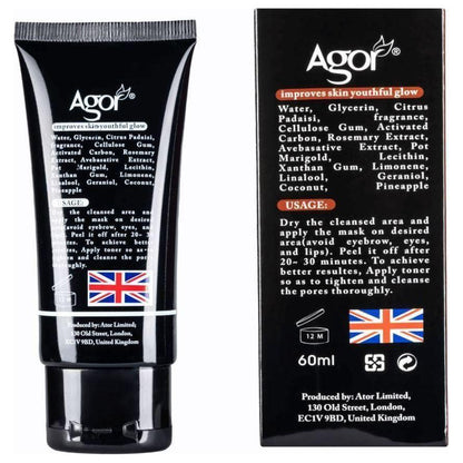 Agor Black Magic Blackhead Peel - Off Mask 60ml - gtwtoporld.com