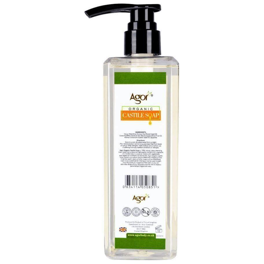 Agor Organic Castile Soap 500ml - gtwtoporld.com