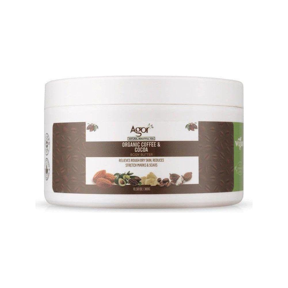 Agor Organic Coffee &amp; Cocoa Body Butter 300g - gtwtoporld.com