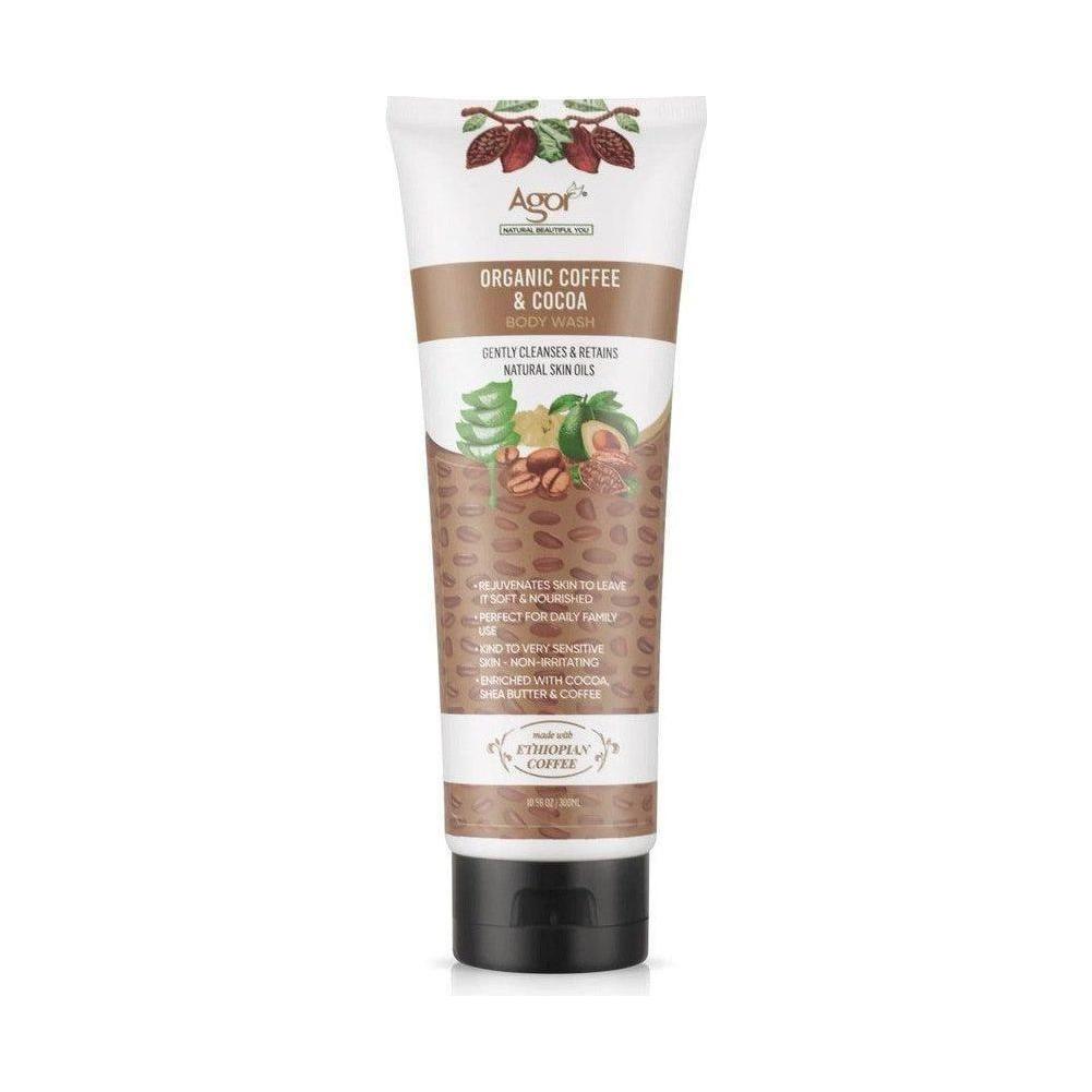 Agor Organic Coffee &amp; Cocoa Body Wash 300ml - gtwtoporld.com