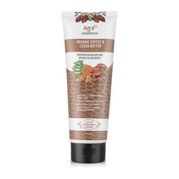 Agor Organic Coffee &amp; Cocoa Butter Body Lotion 300 ml - gtwtoporld.com