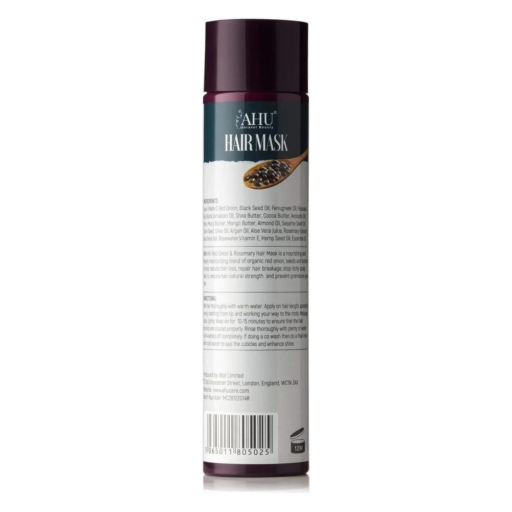 AHU Red Onion &amp; Rosemary Hair Mask 300ml - gtwtoporld.com