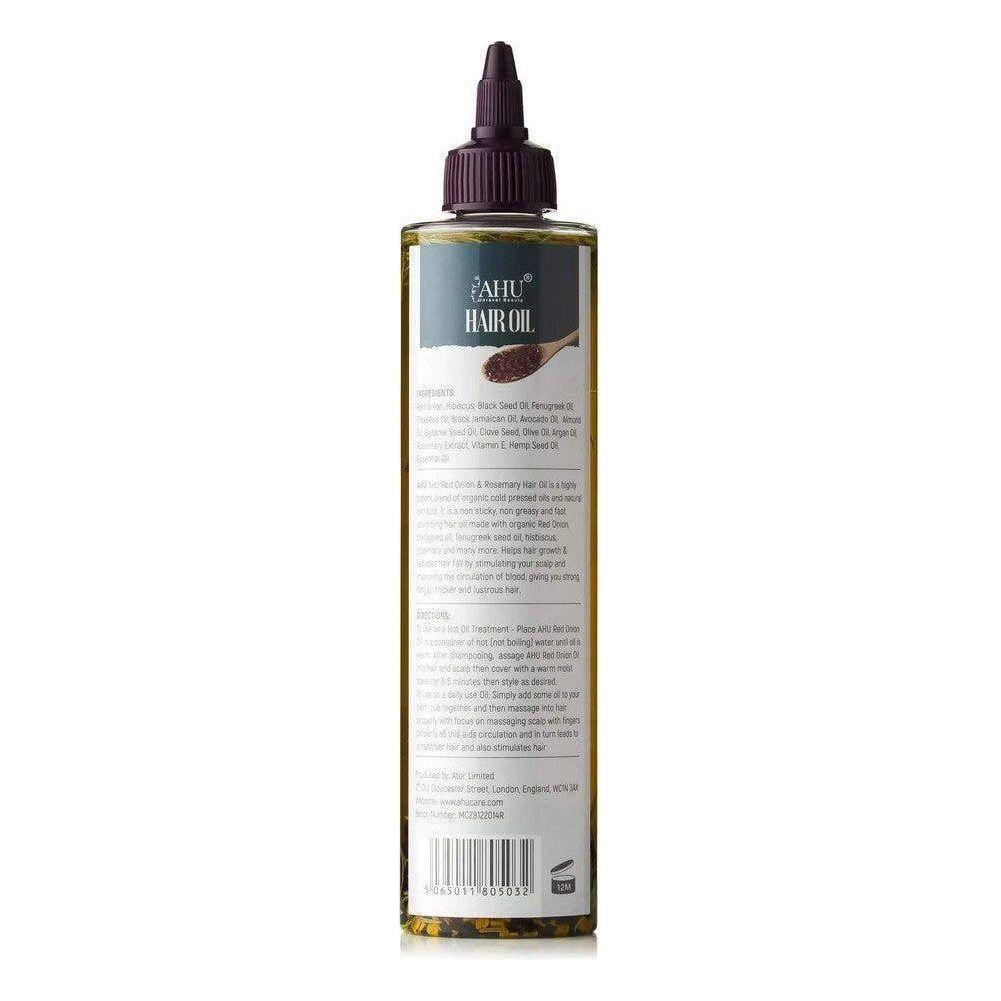 AHU Red Onion &amp; Rosemary Hair Oil 300ml - gtwtoporld.com