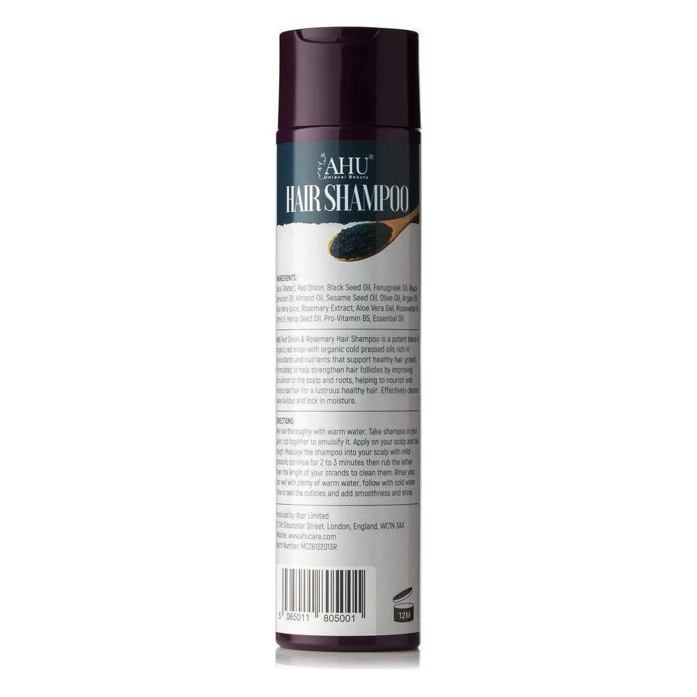 AHU Red Onion &amp; Rosemary Hair Shampoo 300ml - gtwtoporld.com