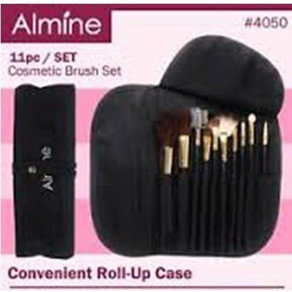 Almine Cosmetic Brush Set 11 Pieces. - gtwtoporld.com